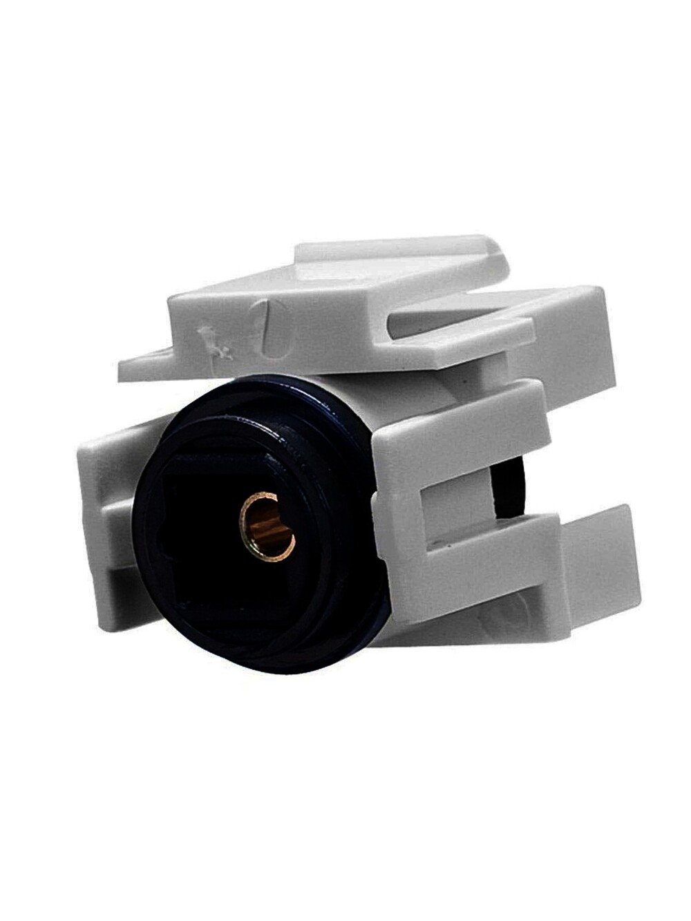 C&E Keystone Jack Toslink Female to Female Coupler Adapter, White 3 PCS CNE58...